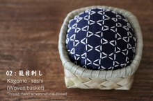 Load image into Gallery viewer, SASHIKO × TAKONOHA PIN CUSHION
