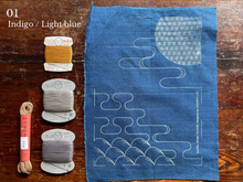 Load image into Gallery viewer, TSUKIMI Sashiko kit