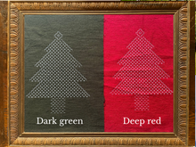 Load image into Gallery viewer, Sashiko Christmas tree kit