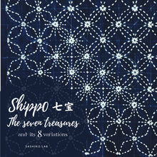 Load image into Gallery viewer, Instant Download SASHIKO Pattern(PDF) | Shippo and 8 its variations