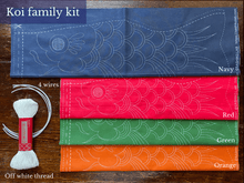 Load image into Gallery viewer, Sashiko Koinobori Kit - SASHIKO.LAB