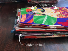 Load image into Gallery viewer, Japanese Vintage Silk Fabric Assorted Pack