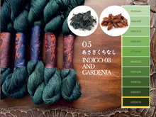 Load image into Gallery viewer, Plant dyed sashiko thread