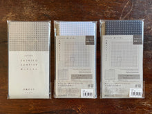 Load image into Gallery viewer, Grid-stenciled sashiko cloth for making hanafukin