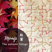 Load image into Gallery viewer, Instant Download SASHIKO Pattern(PDF) | Momiji