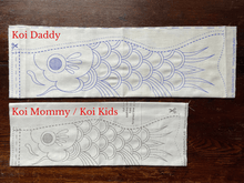 Load image into Gallery viewer, Sashiko Koinobori Kit - SASHIKO.LAB