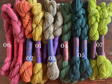 Load image into Gallery viewer, Plant dyed sashiko thread