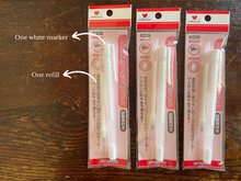 Load image into Gallery viewer, White iron marker for dark fabric