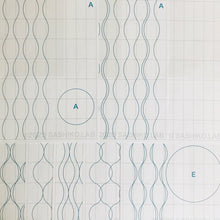 Load image into Gallery viewer, Tatewaku - The rising steam - / Instant Download SASHIKO Pattern(PDF) - SASHIKO.LAB