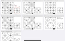 Load image into Gallery viewer, Instant Download Pattern(PDF) | Kaku-Asanoha - SASHIKO.LAB