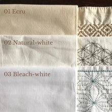 Load image into Gallery viewer, Bolt of plain sarashi fabric in 3 colors - SASHIKO.LAB