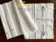 Load image into Gallery viewer, Plain sarashi fabric pre-cut in 3 colors - SASHIKO.LAB