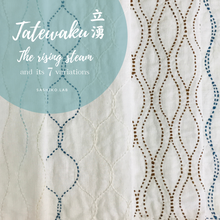Load image into Gallery viewer, Tatewaku - The rising steam - / Instant Download SASHIKO Pattern(PDF)