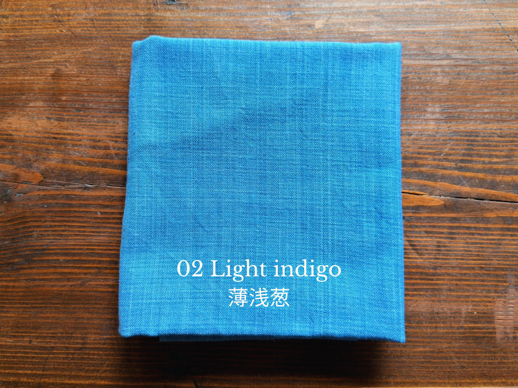 20/2 Naturally Indigo-Dyed Plain Weave Cotton