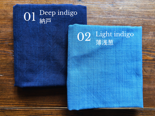 20/2 Naturally Indigo-Dyed Plain Weave Cotton