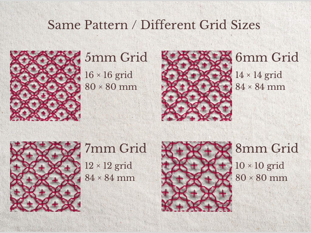 【SASHIKO.LAB Original】Grid Ruler