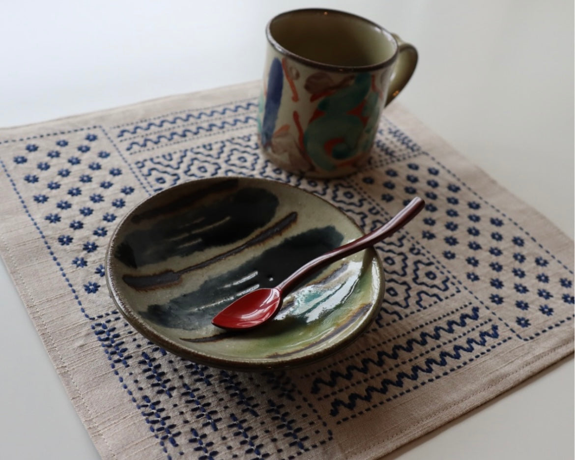 Nagai Sashiko Oshiki (tray mat) kit