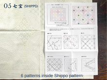 Load image into Gallery viewer, Sashiko cloth with assorted traditional patterns
