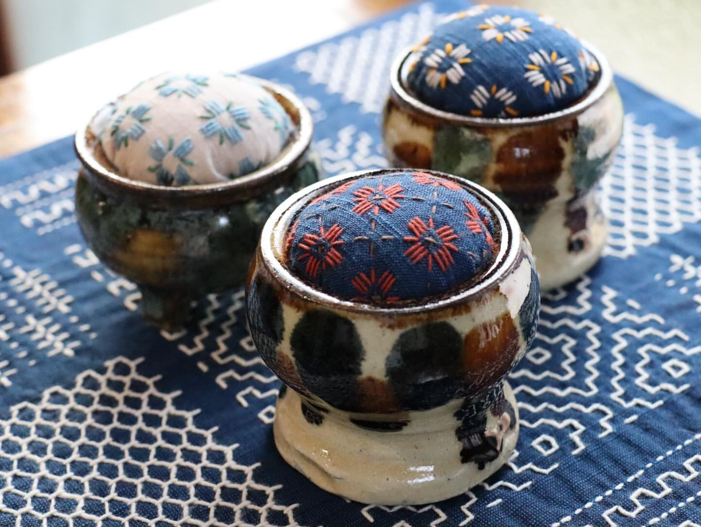 Ryukyu Pottery Pincushion Kit