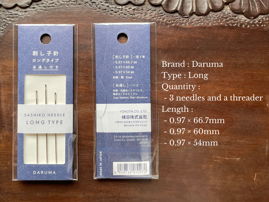 Daruma Sashiko Needles Long