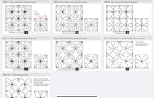 Load image into Gallery viewer, Instant Download Pattern(PDF) | Kaku-Asanoha - SASHIKO.LAB
