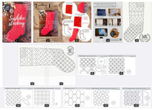 Load image into Gallery viewer, Sashiko Stocking 7 PATTERNS in 1 / Instant Download Pattern(PDF) - SASHIKO.LAB
