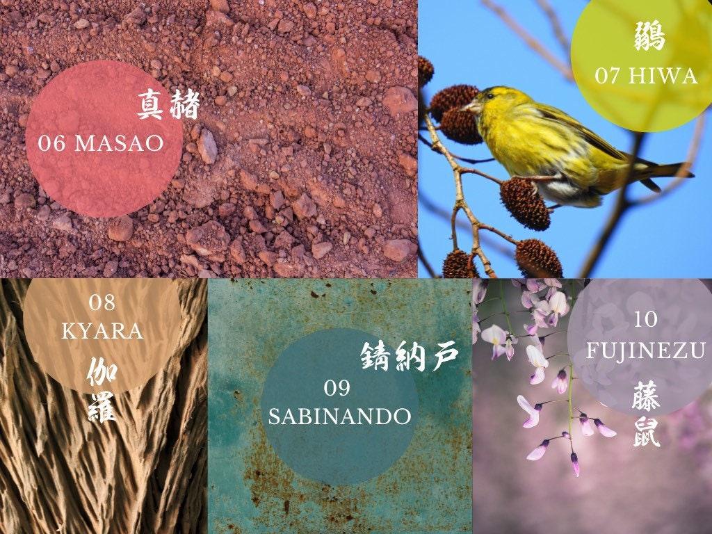 SASHIKO THREAD, Japan colors / 10 colors inspired by Japanese nature and culture. Perfect gift manufactured and dyed in Kyoto, Japan. - SASHIKO.LAB