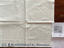 Load image into Gallery viewer, Sashiko cloth with assorted traditional patterns - SASHIKO.LAB
